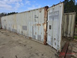 40' SHIPPING CONTAINER W/ CONTENTS, DOUBLE END DOORS