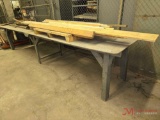 16' X 4' WOODEN TABLE (TABLE ONLY, NO CONTENTS)
