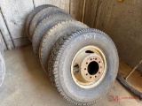 (11) USED VARIOUS SIZE TIRES & WHEELS