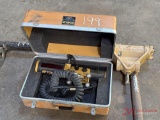 TOPCON LASER SYSTEM W/ POLES & TRIPOD