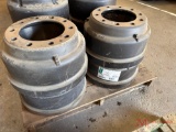 (4) FLEET RITE 10 LUG BRAKE DRUMS