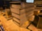 PALLET OF MULTIPLE METAL SHELVES