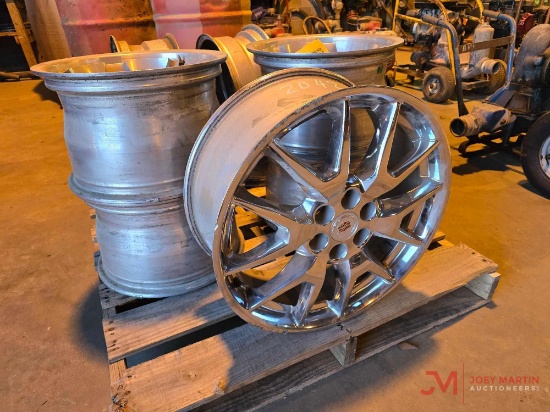 (9) ALUMINUM WHEELS