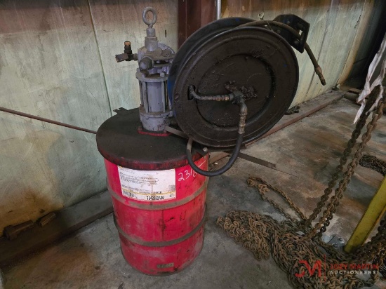 METAL DRUM & PNEUMATIC PUMP