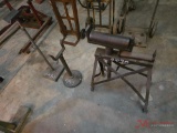 (3) METAL SHOP STANDS