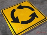 PALLET OF VARIOUS CONSTRUCTION SIGNS