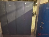 METAL STORAGE CABINET W/ CONTENTS