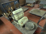 ROLLING METAL SHOP CART W/ CONTENTS
