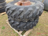(2) 14.00 - 24 TRACTOR TIRES & WHEELS