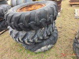 (3) 13.00-24 MOTOR GRADER TIRES & WHEELS