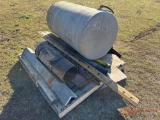 CONTENTS OF PALLET: ALUMINUM TANK & VARIOUS METALS