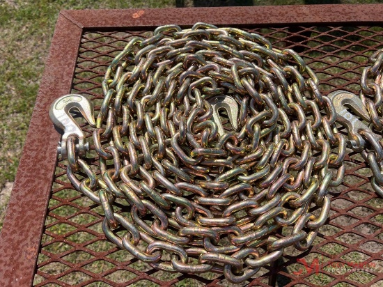 (1) 20' 3/8 DOUBLE HOOK CHAIN