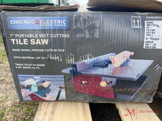 7" PORTABLE WET CUTTING TILE SAW