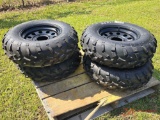 (4) 26X9-14 ATV TIRES & WHEELS