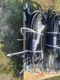 BUNDLE OF NEW HYDRAULIC HOSES