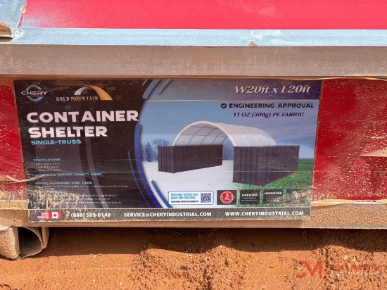 NEW 20' X 20' CONTAINER SHELTER