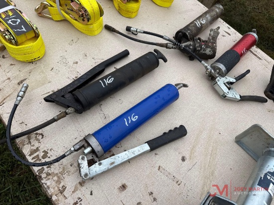 (4) GREASE GUNS