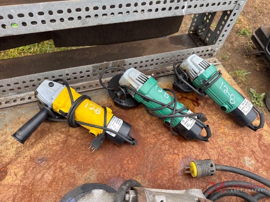 (3) ANGLE GRINDERS