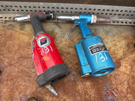(2) PNEUMATIC RIVETERS