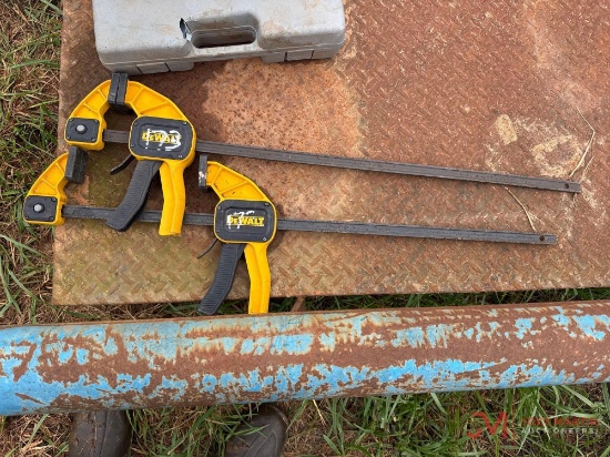 (2) DEWALT CLAMPS
