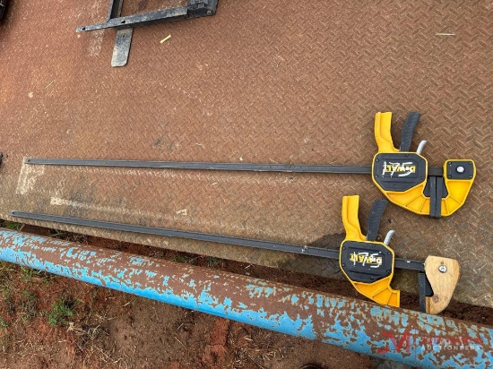 (2) DEWLT CLAMPS