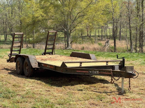 1996 HUDSON 16' EQUIPMENT TRAILER
