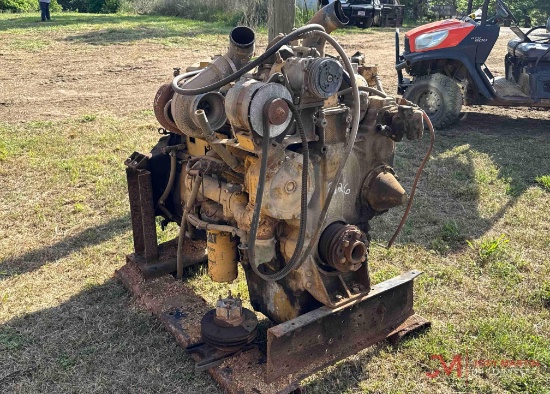 RUNNING TAKE OUT CAT 3406B DIESEL ENGINE