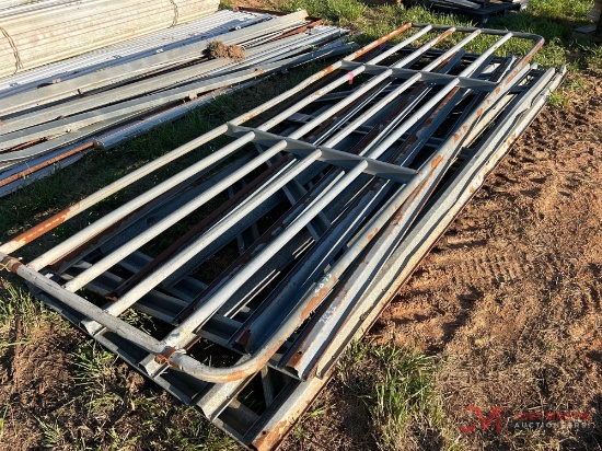 (5) VARIOUS LENGTH GALVINIZED GATES