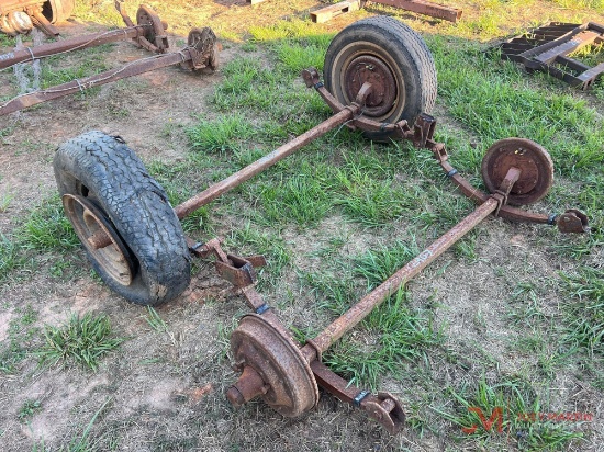 (2) TRAILER AXLES
