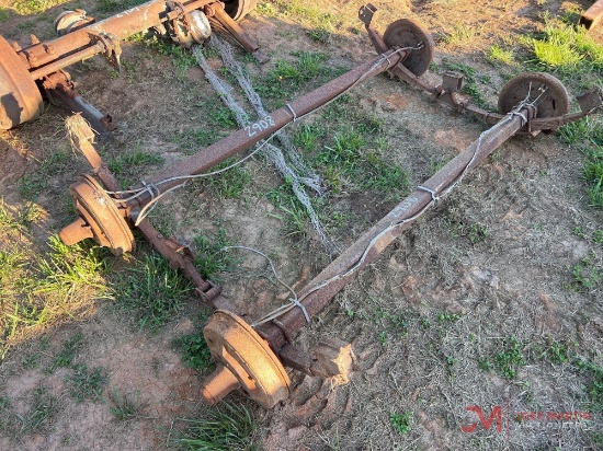(2) TRAILER AXLES