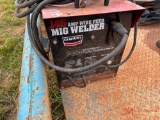 CENTURY 145A WIRE FEED MIG WELDER, WELDING RODS