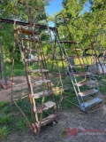 (2) ROLLING LADDERS