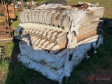 PALLET OF FIBERGLASS SHEETING (WEATHERED)