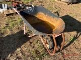 METAL WHEELBARROW