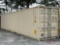 40' ONE TRIP SHIPPING CONTAINER