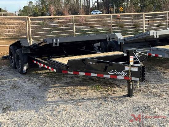 UNUSED 2025 DELTA 20' TILT TRAILER
