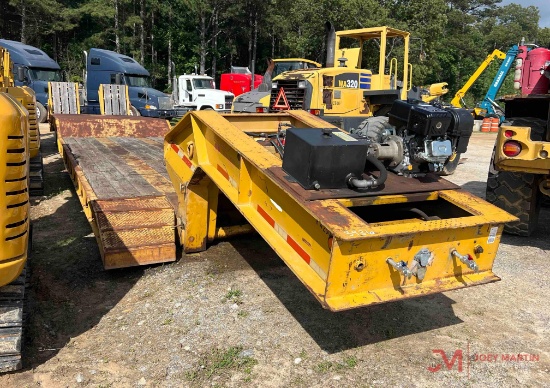 2001 WALLACE DLBT60 RGN LOWBOY TRAILER