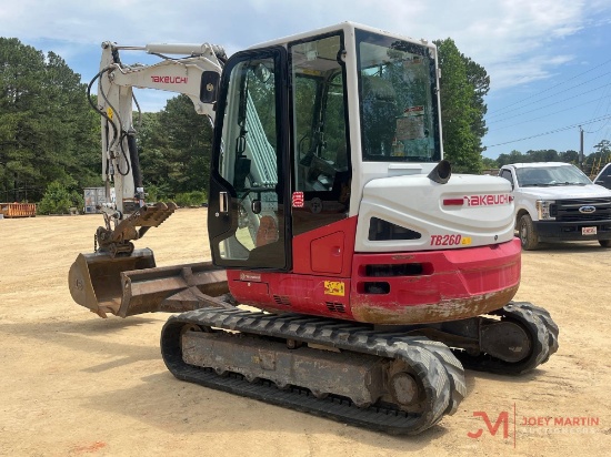 2015 TAKEUCHI TB260 MINI EXCAVATOR