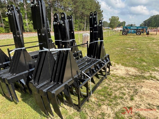 (1)NEW/UNUSED M5 H.D. CRAWLER DOZER 10' HANG ON RAKE W/BOLTS