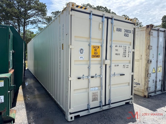 40' ONE TRIP SHIPPING CONTAINER