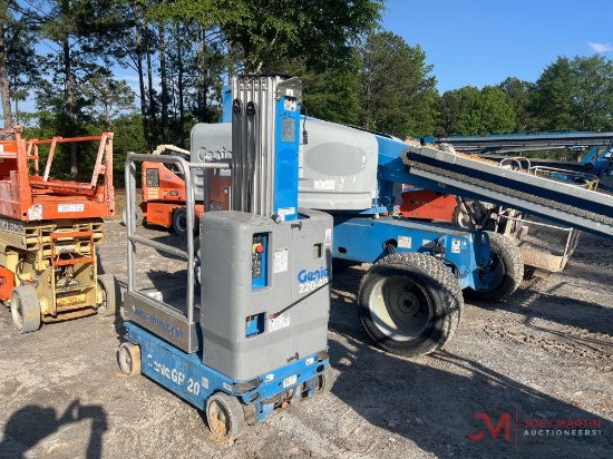 2016 GENIE GR20 ELECTRIC VERTICAL MAST LIFT