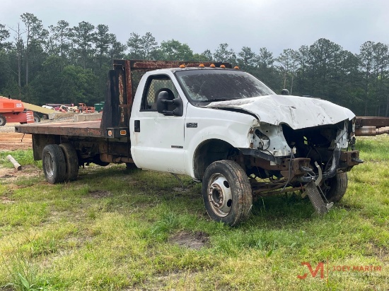 2000 FORD F450 FLATBED TRUCK