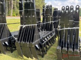 (1)NEW/UNUSED M5 EXTREME DUTY CRAWLER DOZER 10' HANG ON RAKE W/BOLTS (D400/120-10)