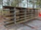 (1) 20' 6-BAR CONTINUOUS FENCE PANEL WITH COUPLERS
