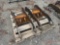 (2) UNUSED 2 FINGER EXCAVATOR THUMBS