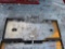 NEW SKID STEER BACKING PLATE