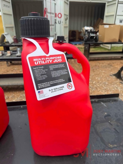 (1) NEW 5.5 GALLON FUEL JUG