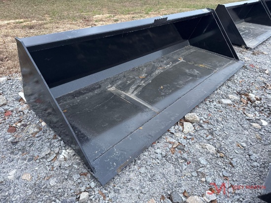 NEW 84" SMOOTH BUCKET SKID STEER ATTACHMENT