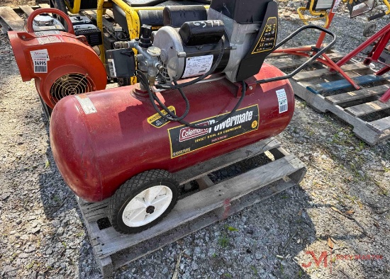 COLMAN POWERMATE 25 GALLON ELECTRIC AIR COMPRESSOR