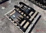 (2) UNUSED TWO FINGER EXCAVATOR THUMBS